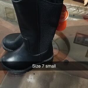 Black Knee-High Boots